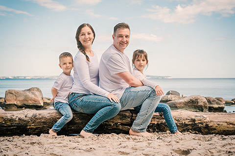Familien Foto Shooting auf Rügen